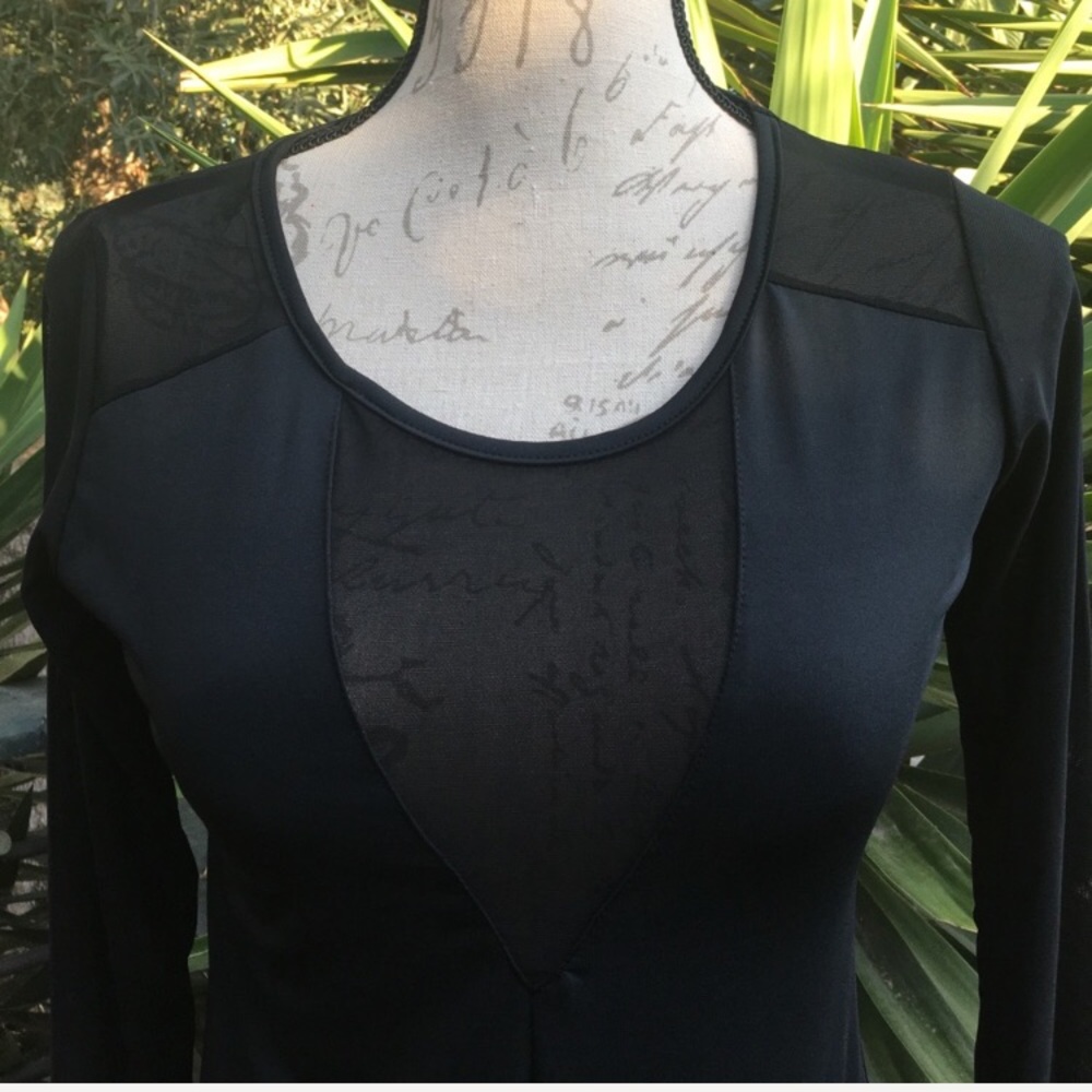 New! Sexy Black Mesh Top - Picture 2 of 6